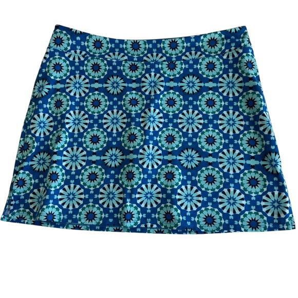 Tranquility by Colorado Clothing Blue and White Mini Skirt, Large - Picture 2 of 9